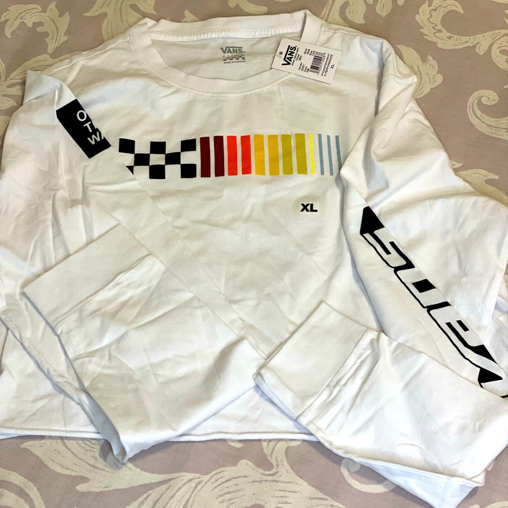 Long Sleeve Crop T-Shirt - Vans